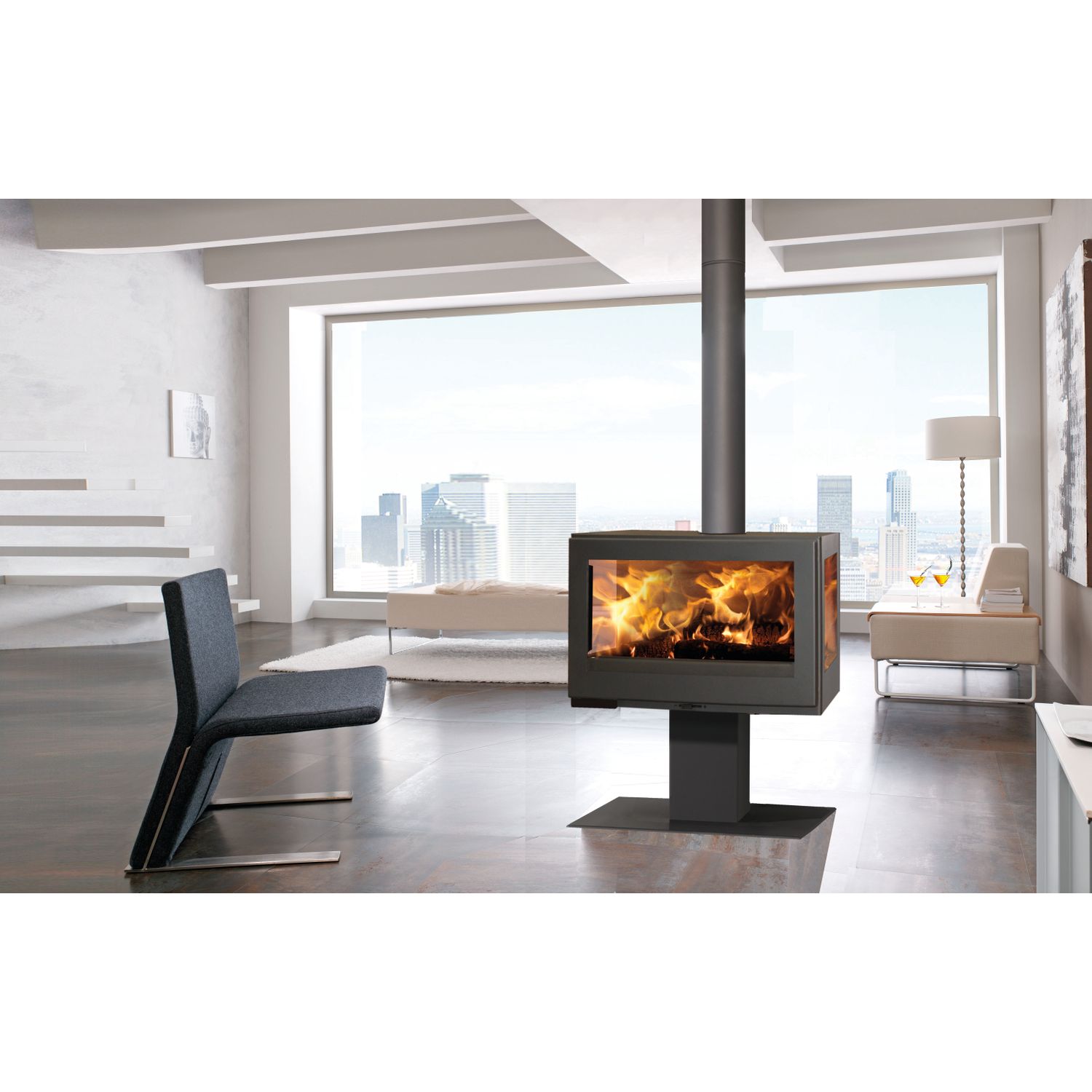 Houtkachel Harmonie 3v Ecodesign 7,2kw