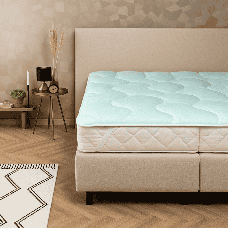 EazySleep Oplegmatras Cooling Mintgroen - 160x200 cm -  - 