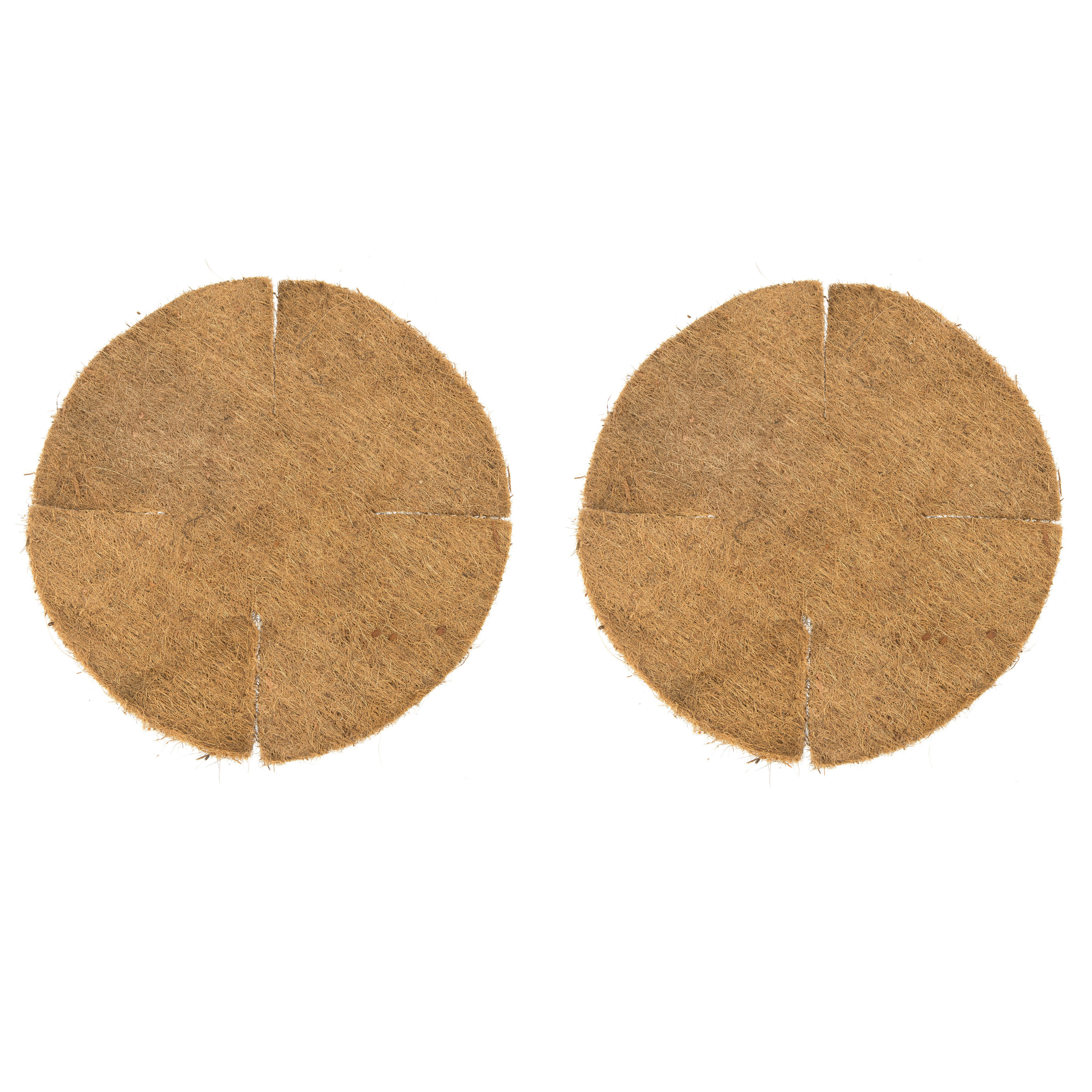 Nature 3x stuks inlegvel kokos voor hanging basket 35 cm - kokosinleggers -