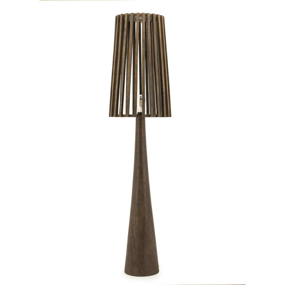 By-Boo Vloerlamp Guard brown mango hout