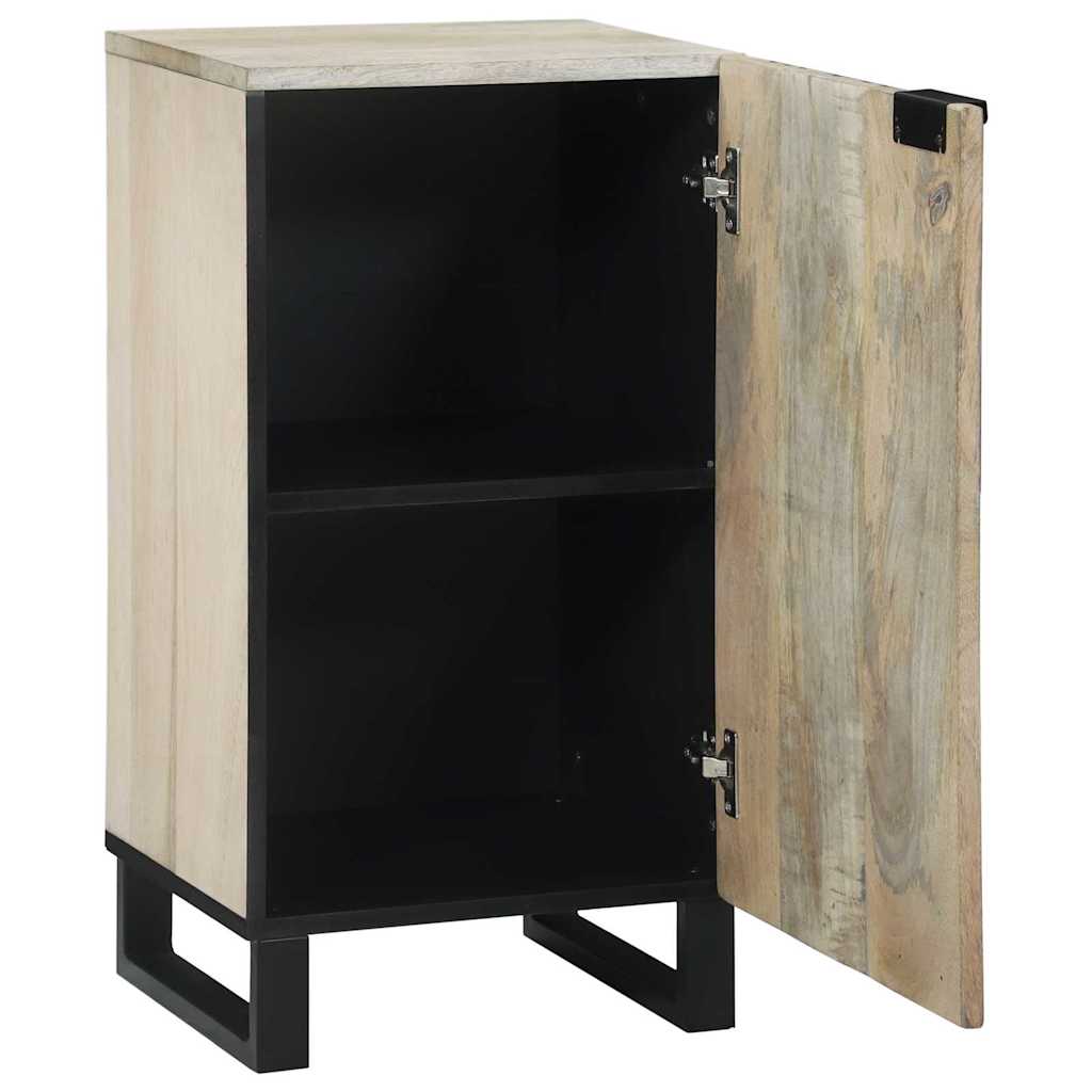 vidaXL Dressoir Wit 40 x 33 x 75 cm massief mangohout