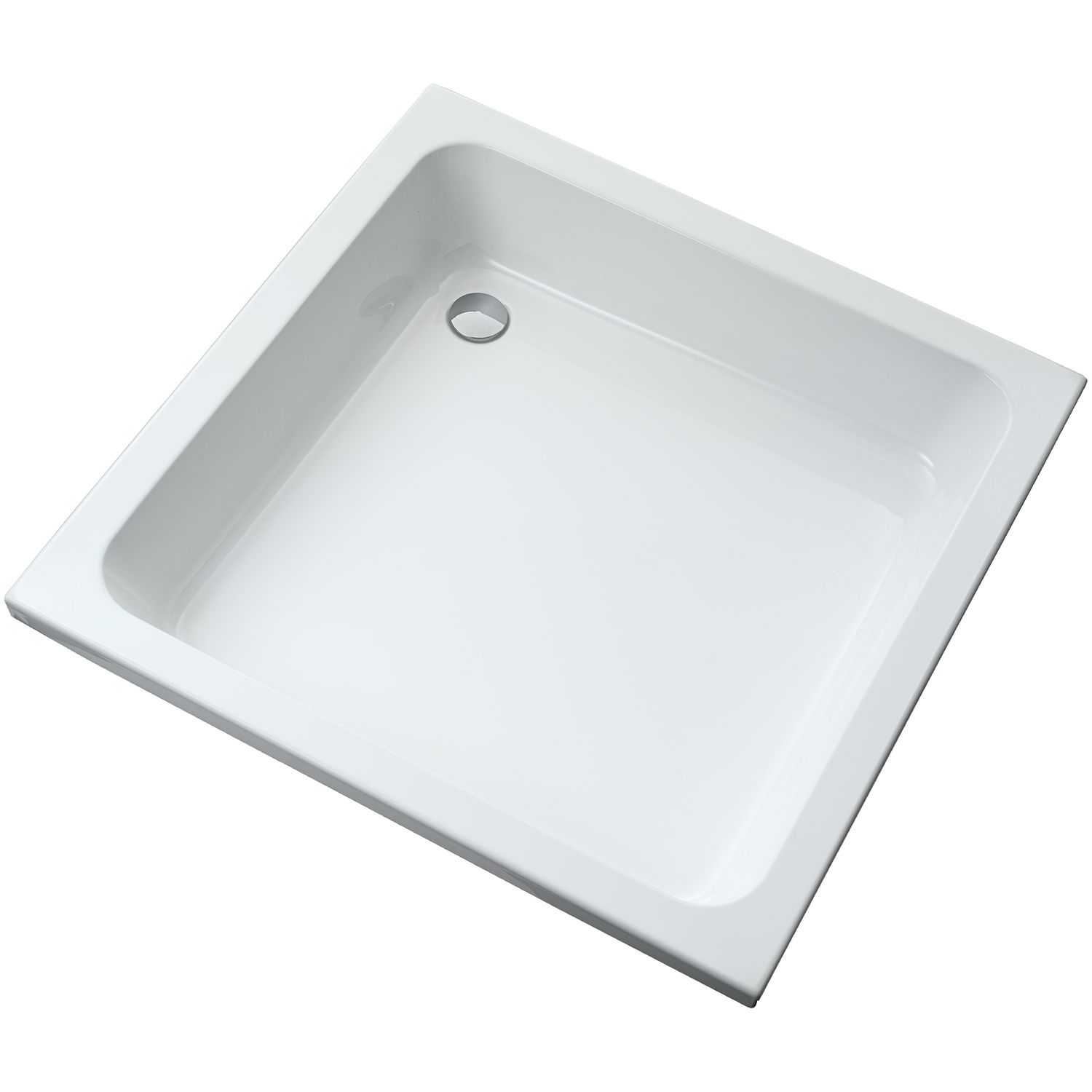 Praxis Douchebak - Bathline 90 X 90 Cm - Acryl - Wit