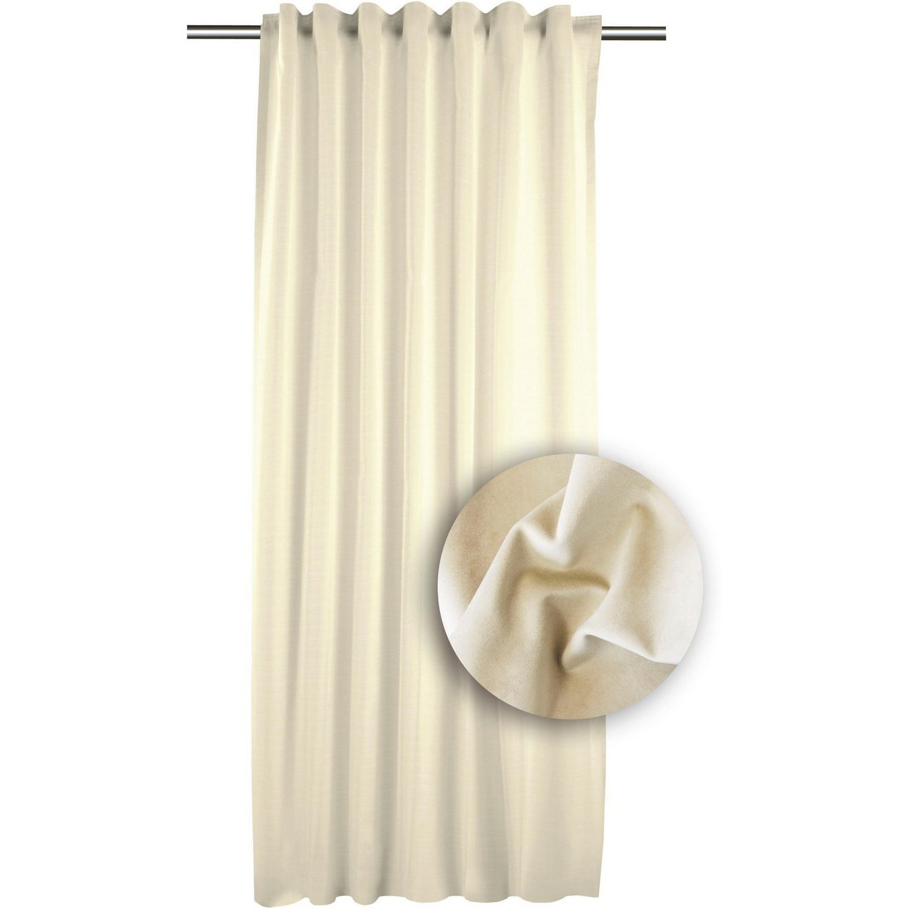 APELT Gordijn TASSILO HxB: 245x134, Tassoli, kant-en-klare sjaal met universele tape (1 stuk)