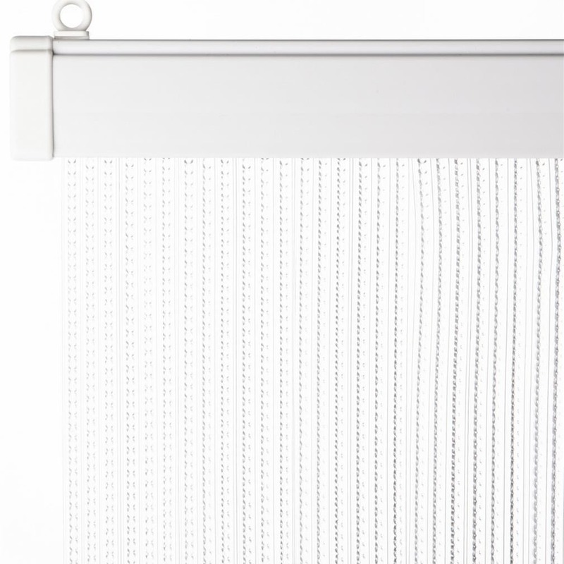 Merkloos Vliegengordijn - transparant - 93 x 220 cm - deurgordijn - hor - deurhor lamellen -