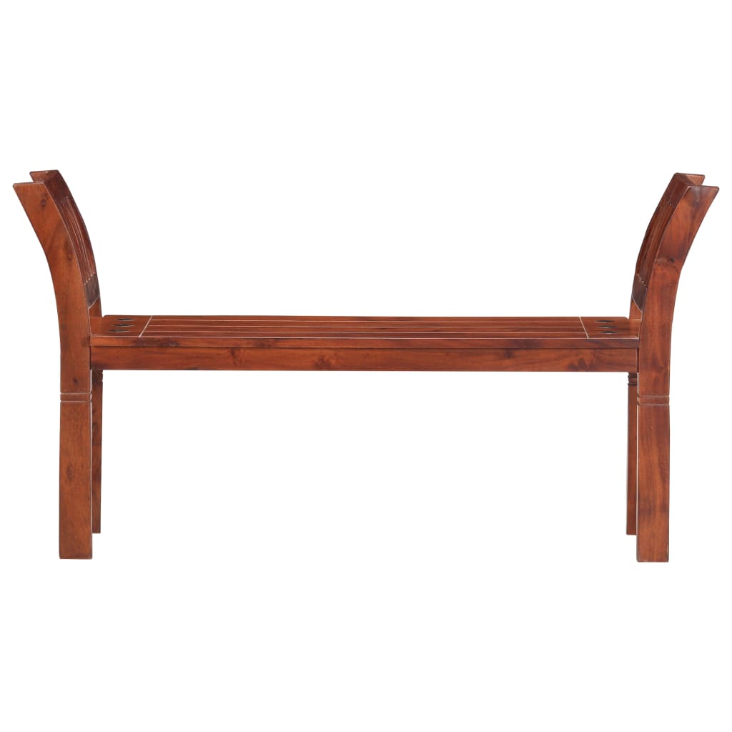 vidaXL Bank 111 cm massief acaciahout