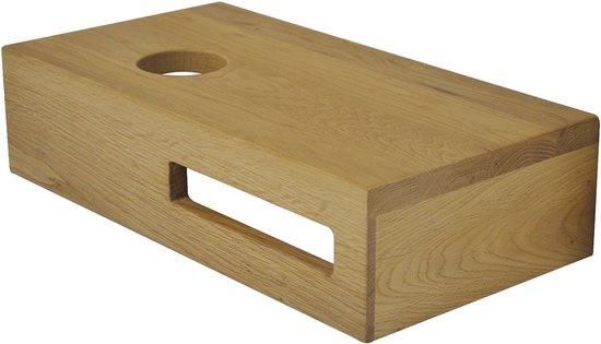 Sanifun Hak Planchet Links 40 x 21 x 10– Massief Eikenhout