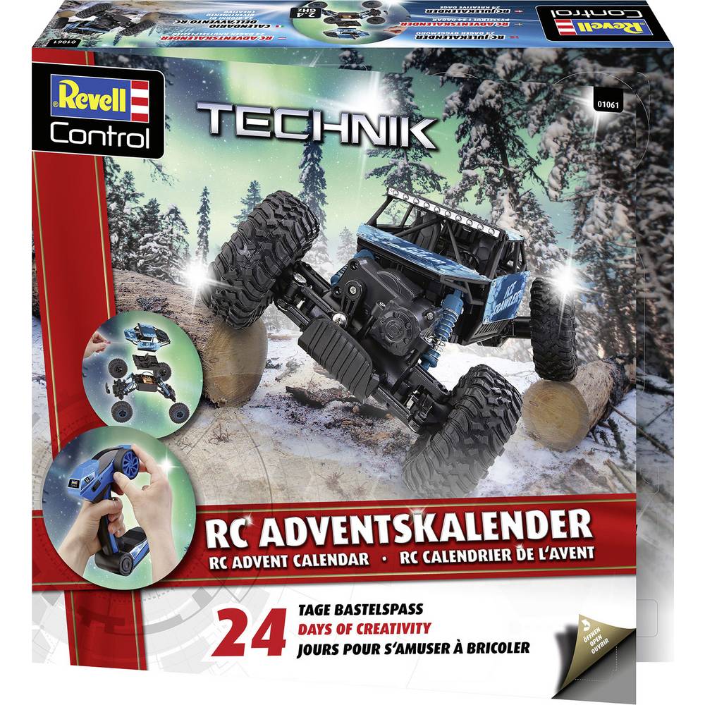 Revell Control Crawler Adventskalender Bouwpakket, Speelgoed Leeftijdsklasse Vanaf 12 jaar