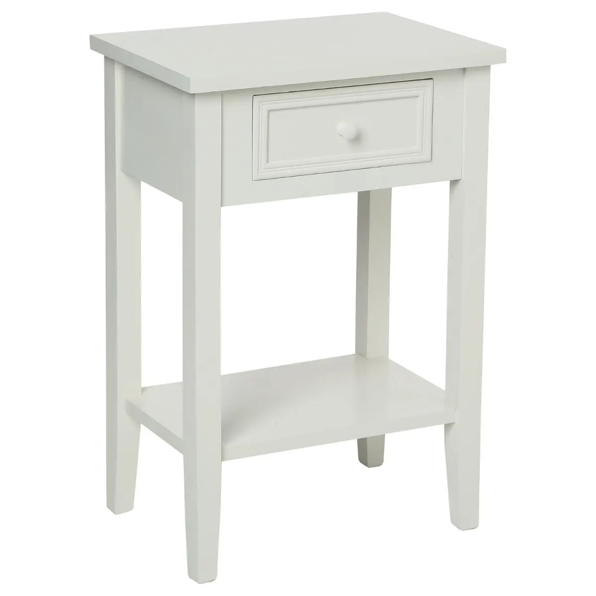 Atmosphera Nachtkastje Charm - Moderne stijl - MDF hout - met lade - 45 x 30 x 67 cm -