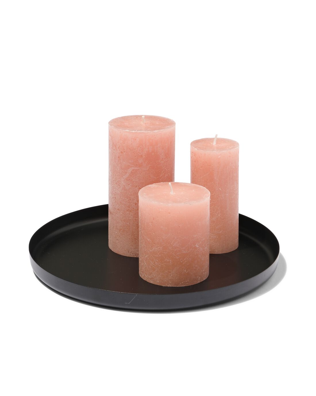 051 Kaarsonderzetter - Ø 25 Cm - Zwart (zwart)