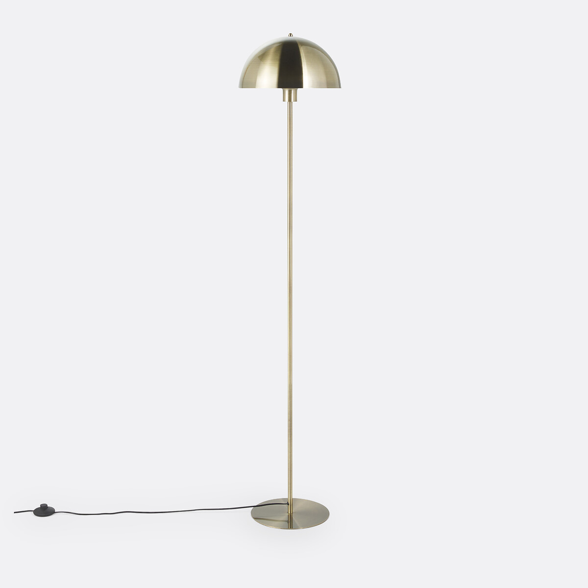 LA REDOUTE INTERIEURS Paddestoel staanlamp, messing, Capi