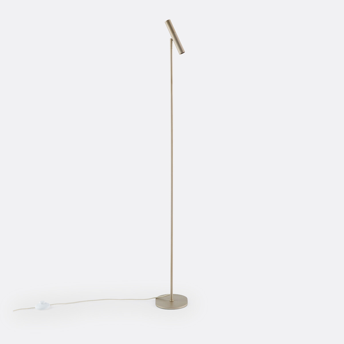 LA REDOUTE INTERIEURS Voetlamp/leeslamp in ijzermetaal, richtbaar, Joha