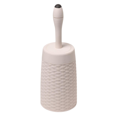 Addis Faux Rotan Toiletborstel - Off White