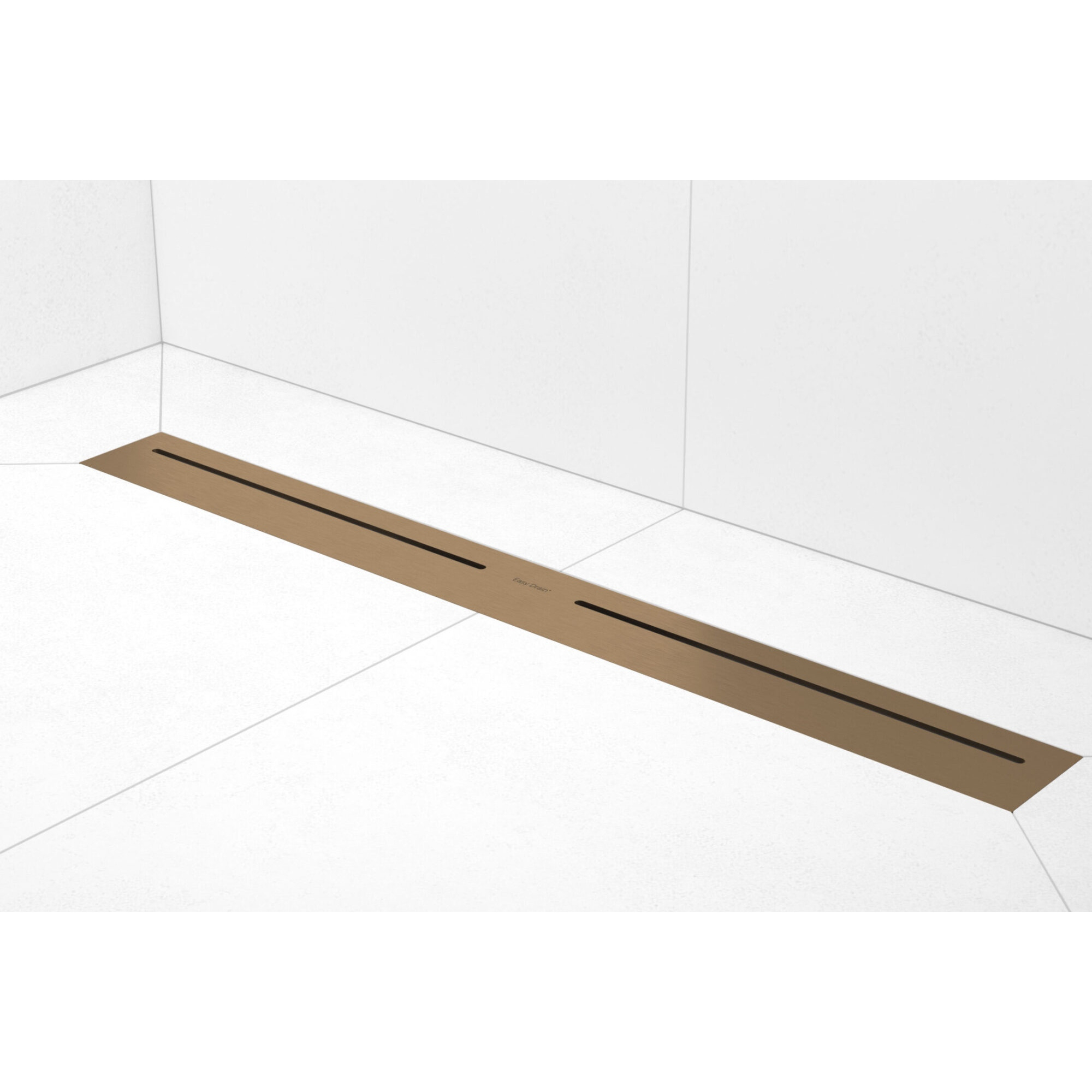 Easy Drain Douchegoot Easydrain PureFlow Dryphon 120 cm Brushed Bronze