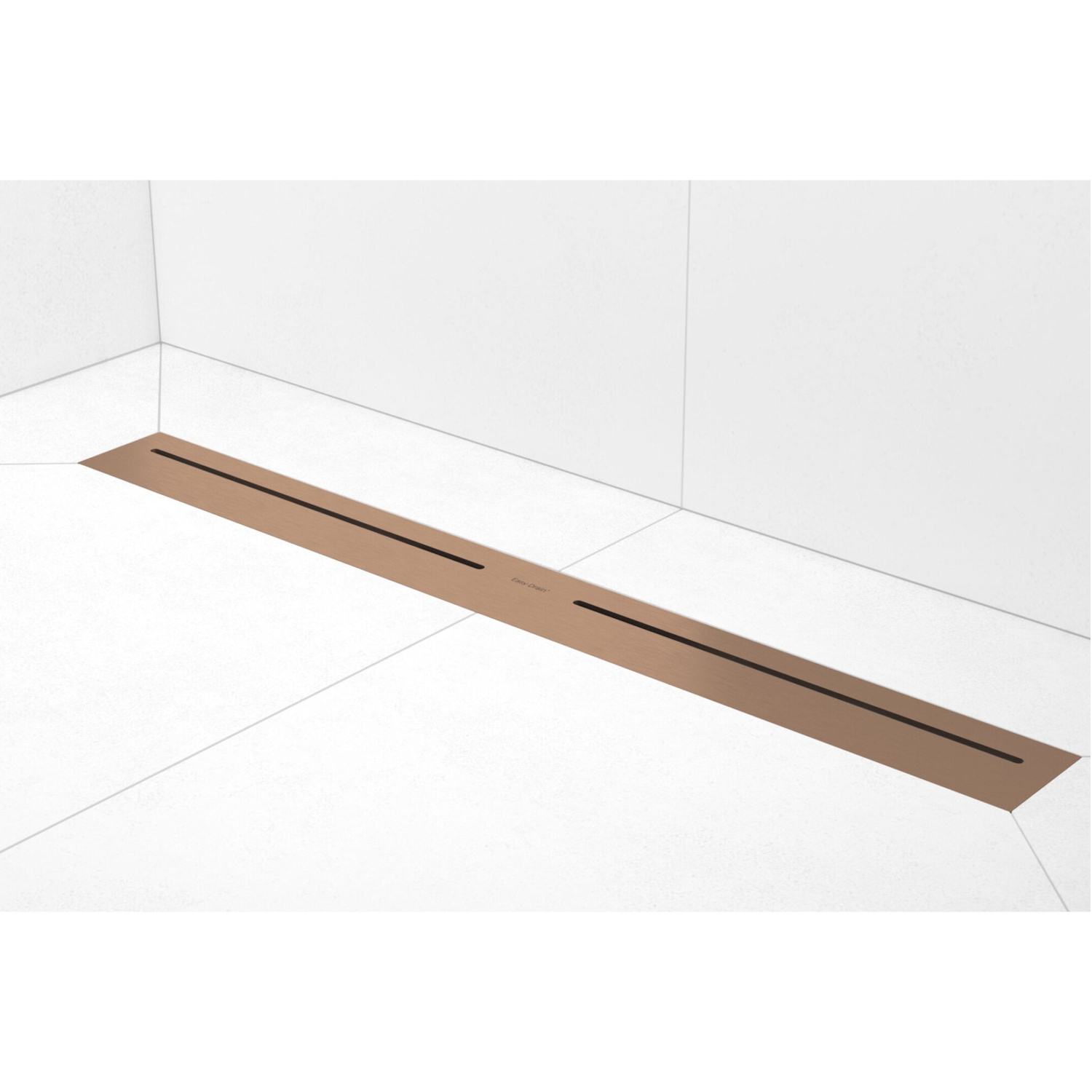 Easy Drain Douchegoot Easydrain PureFlow Dryphon 90 cm Red Gold
