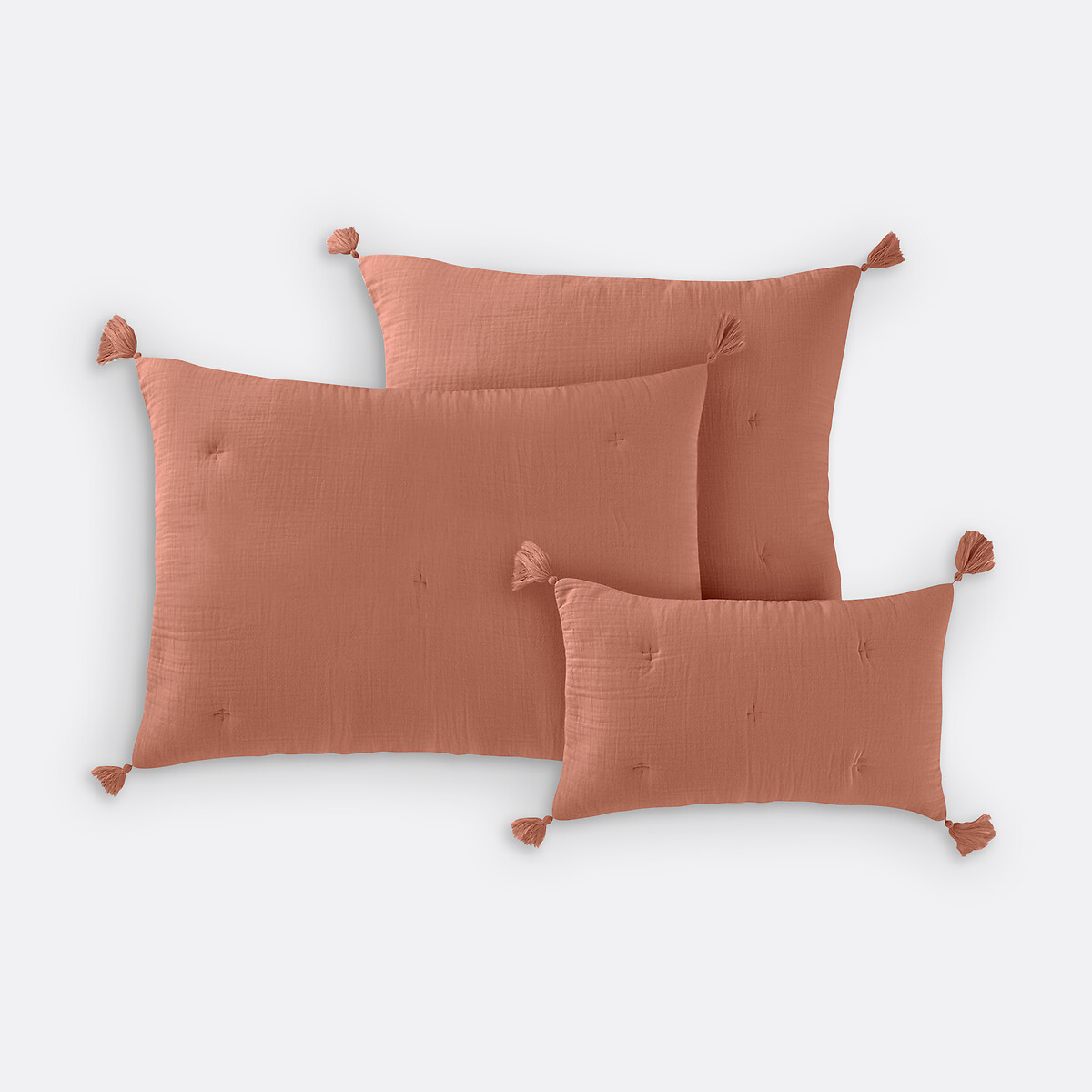 LA REDOUTE INTERIEURS Gewatteerde kussenhoes, tetra, Kumla