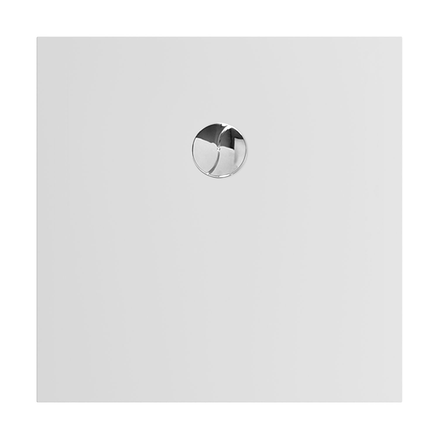 Allibert  Douchebak - Karbon 80 X 80 Cm - Polybeton - Wit