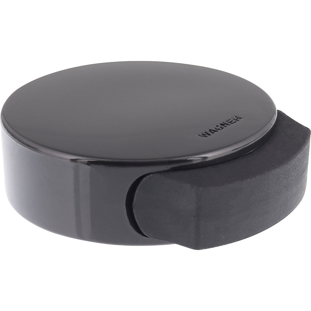 Wagner Vloerdeurstopper, l x b x h = 55 x 50 x 17 mm, VE = 4 stuks, zwart