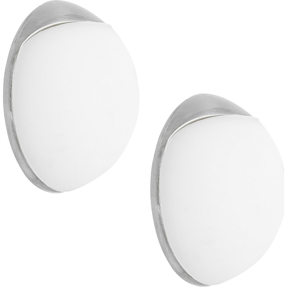 Wagner Wanddeurstopper SOG WALL, Ø 20 mm, VE = 2 stuks, 8 mm, zilver/wit