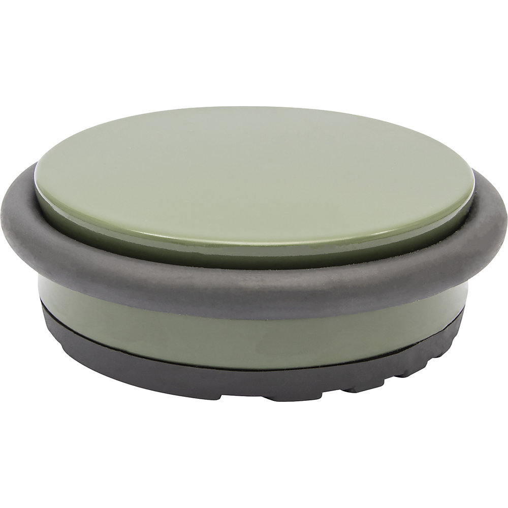 Wagner Vloerdeurstopper BIG DISK, Ø 96 mm, VE = 2 stuks, hoogte 30 mm, groen