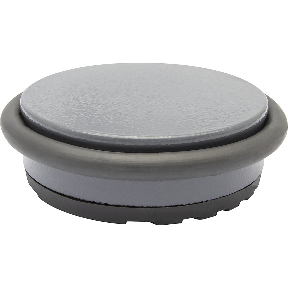 Wagner Vloerdeurstopper BIG DISK, Ø 96 mm, VE = 2 stuks, hoogte 30 mm, grijs