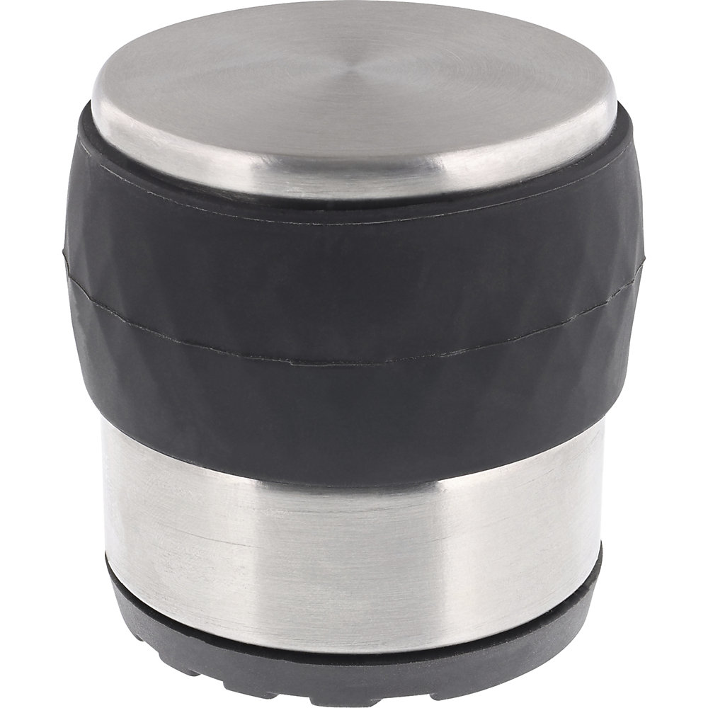 Wagner Vloerdeurstopper EH521, Ø 71 mm, hoogte 70 mm, zilver/zwart