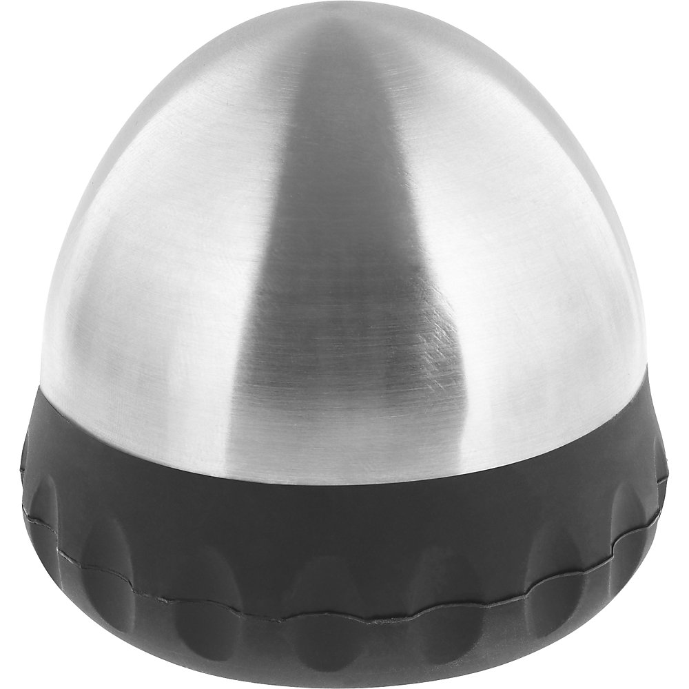 Wagner Vloerdeurstopper EH521, Ø 93 mm, hoogte 75 mm, zilver/zwart