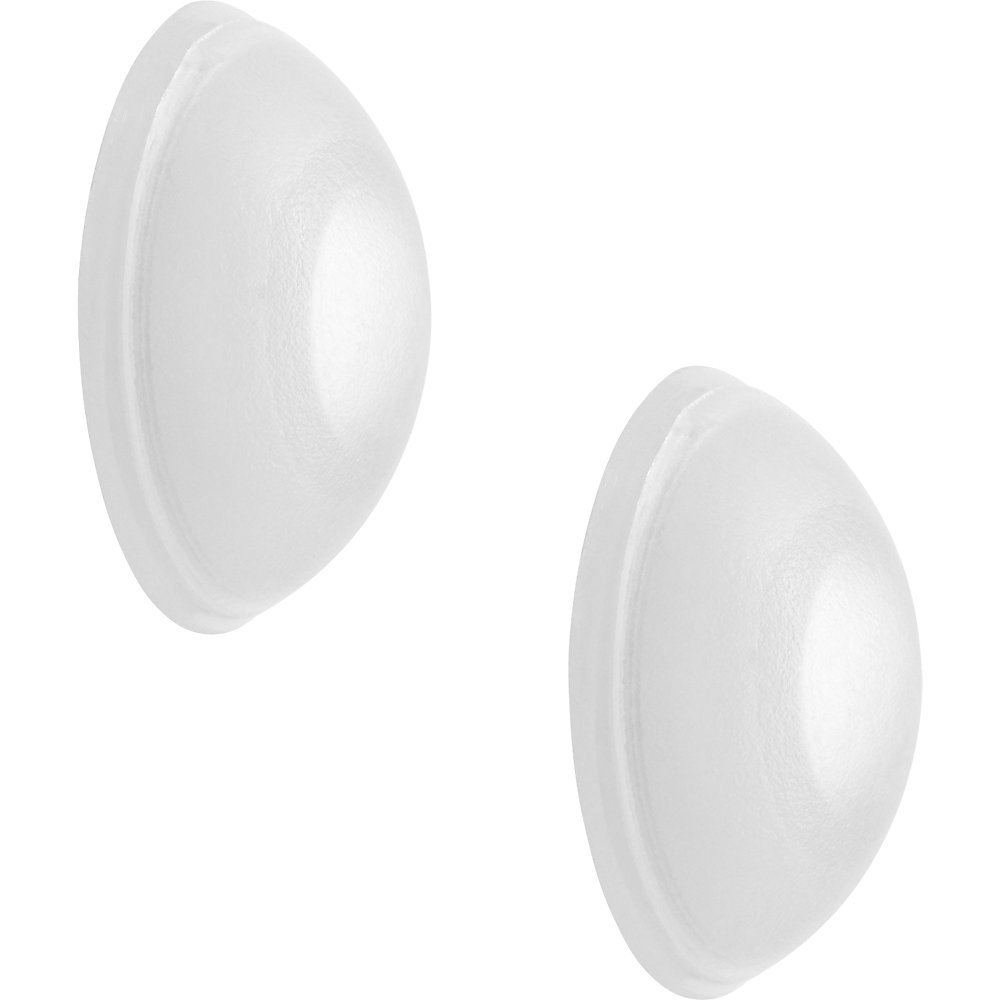 Wagner Wandbuffer, zak / kaart, Ø 30 mm, 10 stuks, hoogte 10 mm, gesatineerd