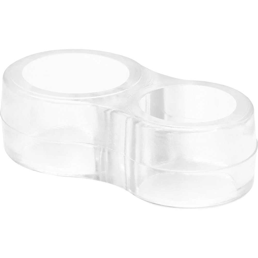 Wagner Deurklinkbuffer EH52, Ø 16 mm, 4 stuks, hoogte 25 mm, transparant