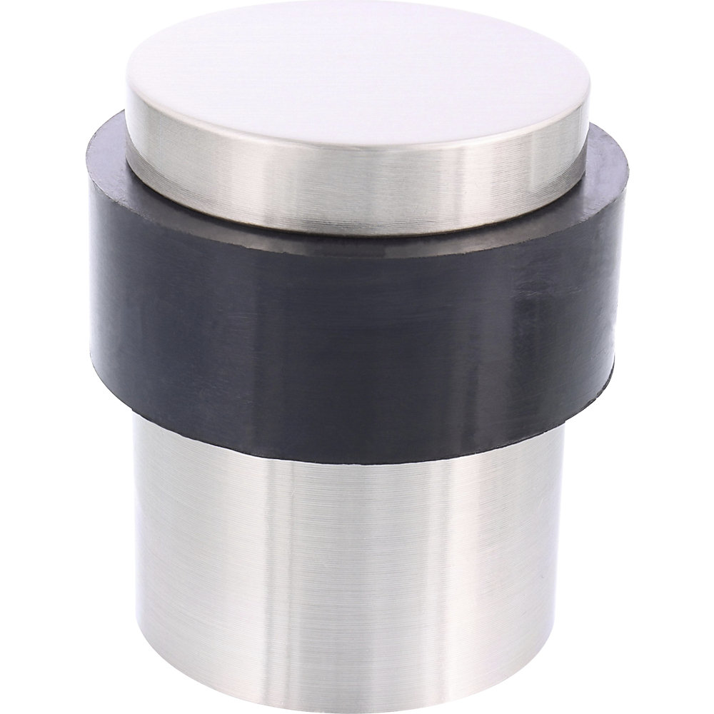 Wagner Vloerdeurstopper, Ø 35 mm, VE = 2 stuks, hoogte 40 mm, zilver/zwart