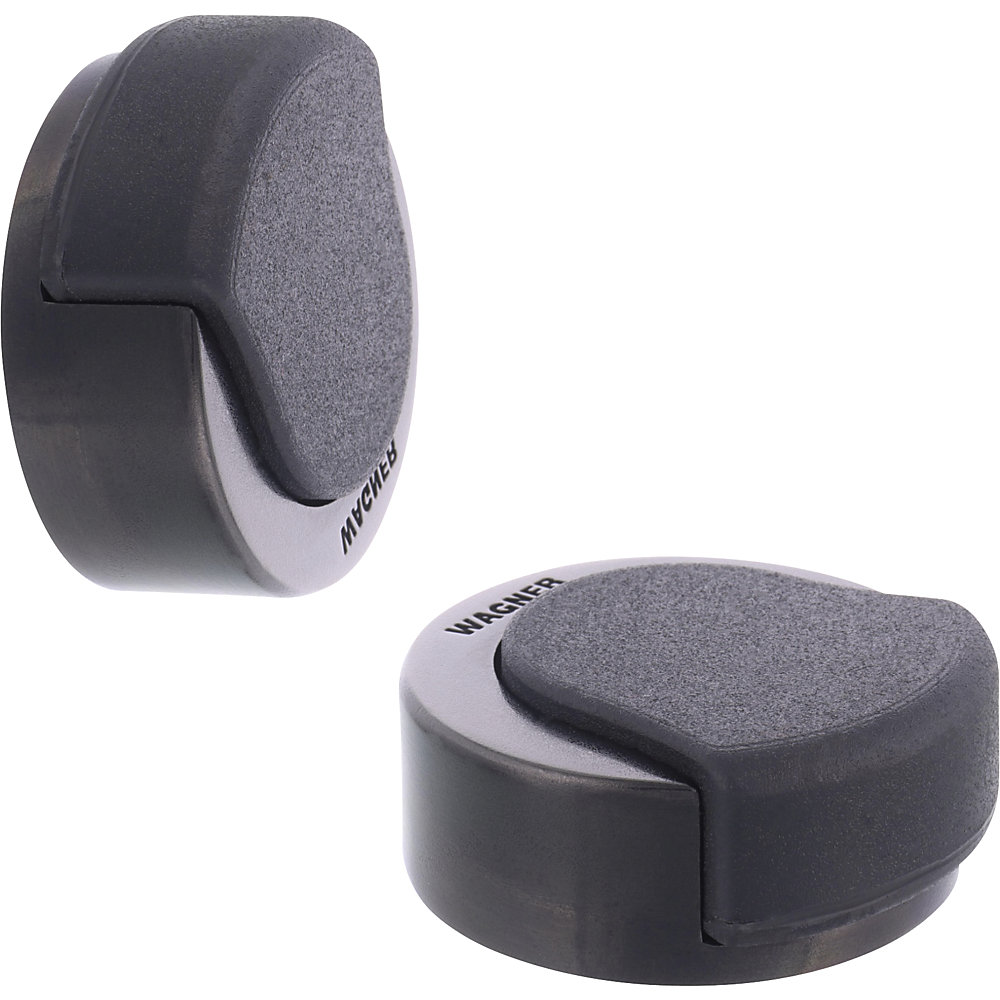 Wagner Vloer-/wanddeurstopper, l x b x h = 39 x 38 x 15 mm, VE = 2 stuks, matzwart