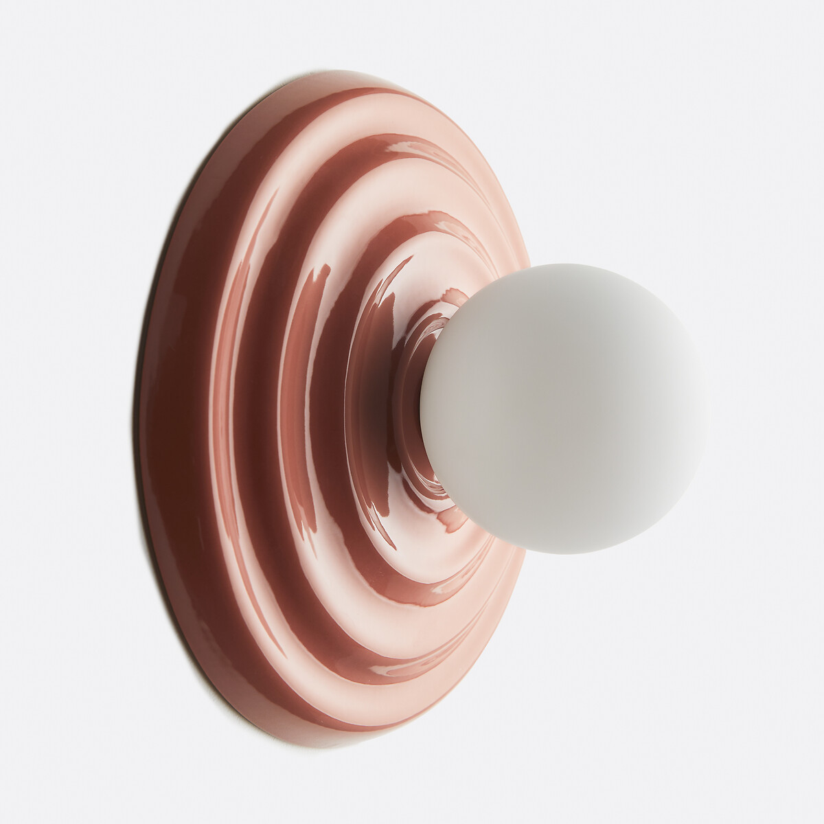 LA REDOUTE INTERIEURS Wandlamp van keramiek en opaline glas, Holi