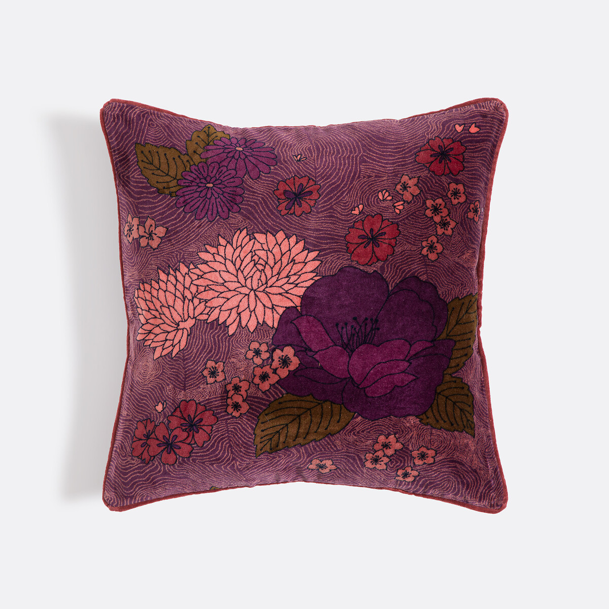 LA REDOUTE INTERIEURS Fluwelen kussenhoes 45x45 cm, Velluto