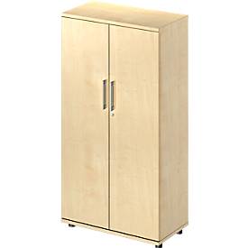 Schäfer Shop Genius draaideurkast TETRIS WOOD, 4 OH, hoogte incl. glijders, B 800 mm, ahorn decor