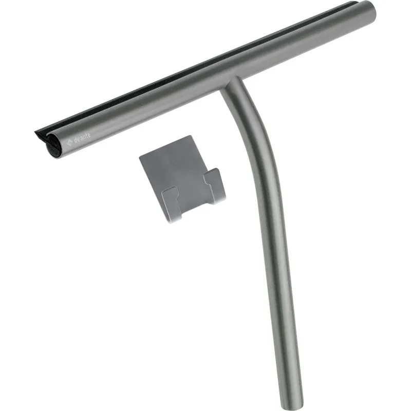 Sanifun SILIA Watertrekker Titanium– Douchewisser van RVS&Rubber, met Ophangbeugel