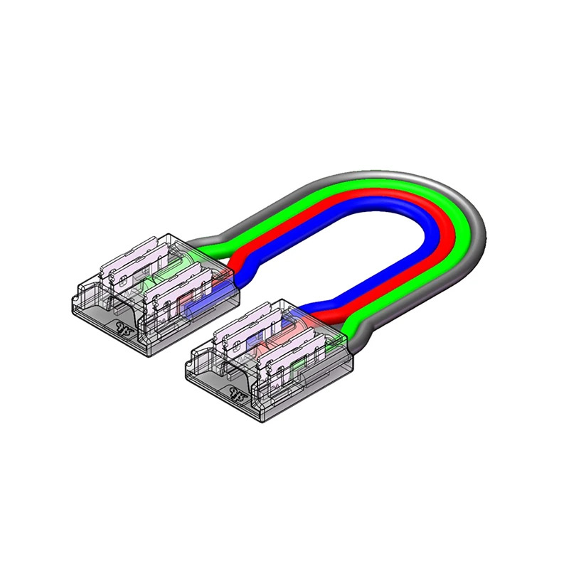 ELP Onderdeel LED-strip | strip to strip wire connector 15cm cob ip20 rgb