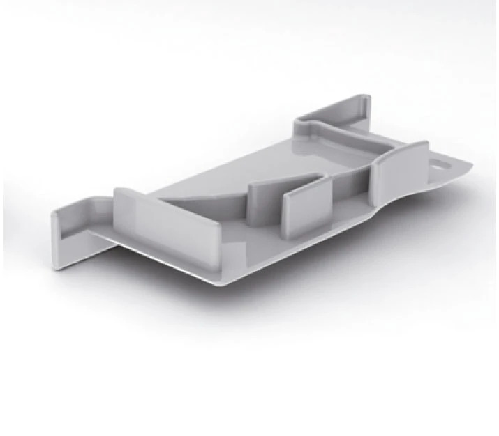 Prolumia Eindkap muur, met kabelgat links, PVC | 46290193