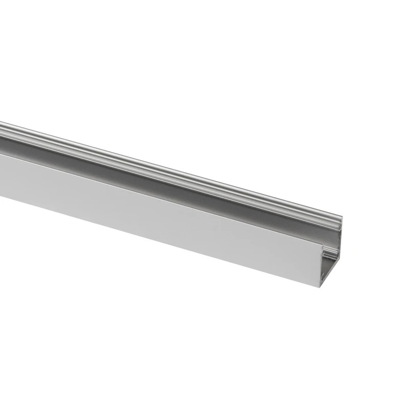 Prolumia Aluminium profiel 2m, mat satijn, Opbouw, 25mm, geanodiseerd | 46291300