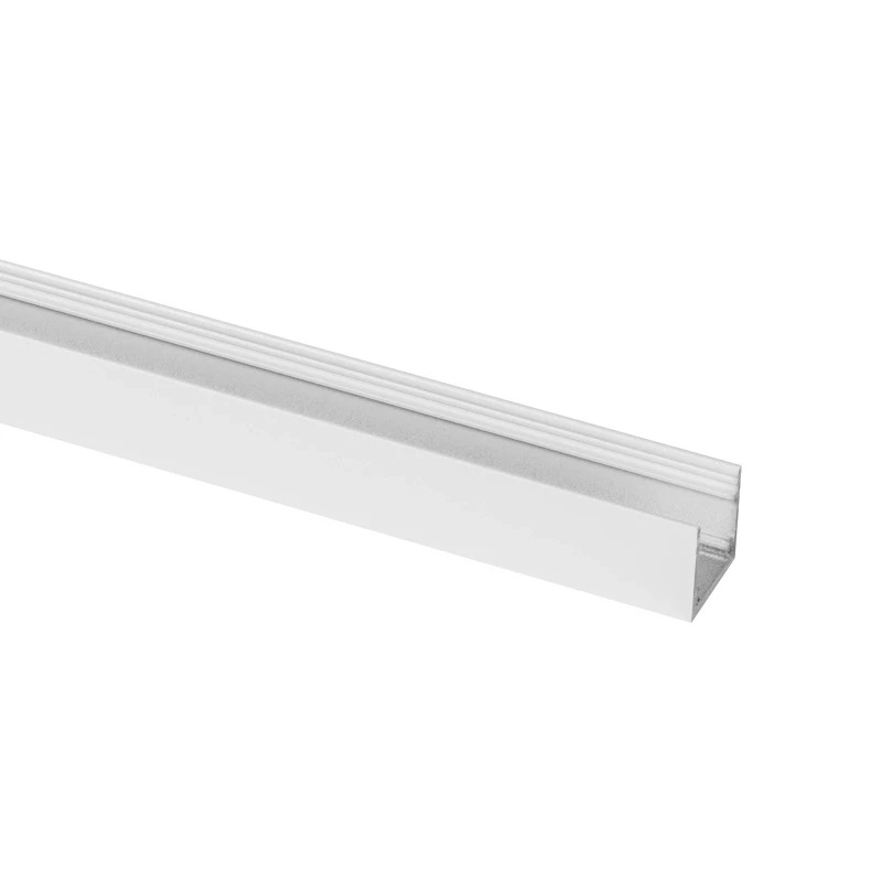 Prolumia Aluminium profiel 3m, wit RAL 9003 mat, Opbouw, 25mm | 46291304