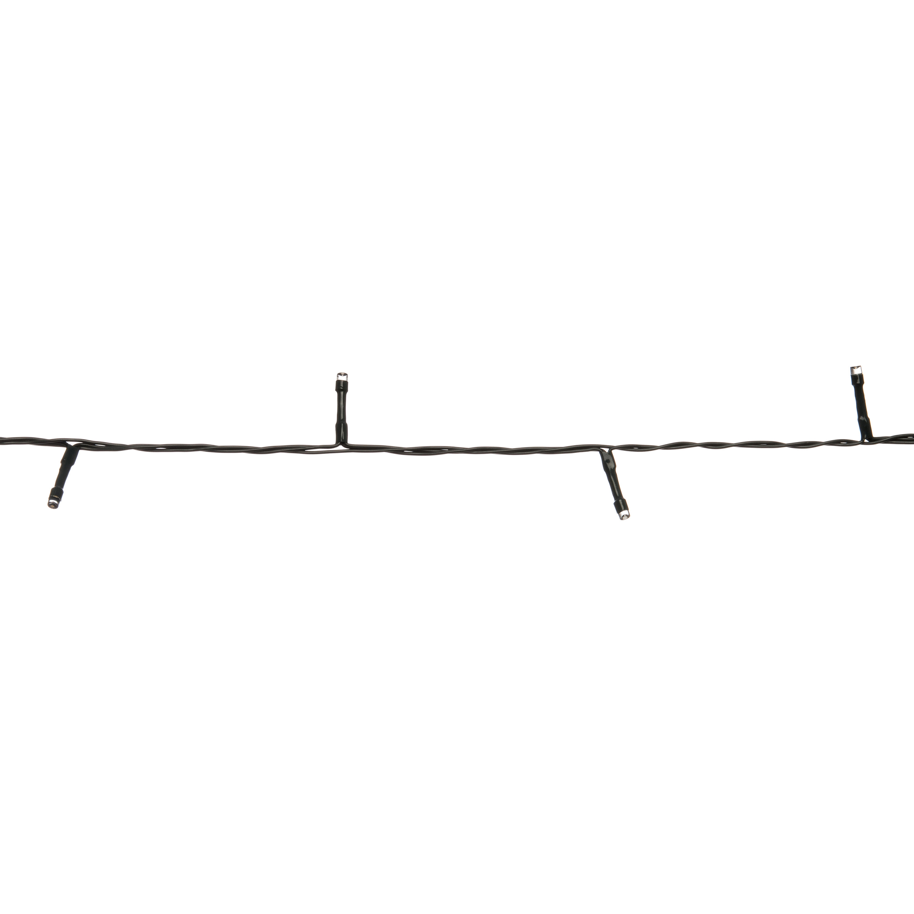 Anna's Collection Kerstverlichting premium - 2x - 80 led lampjes - warm wit - 800 cm - lichtsnoer -