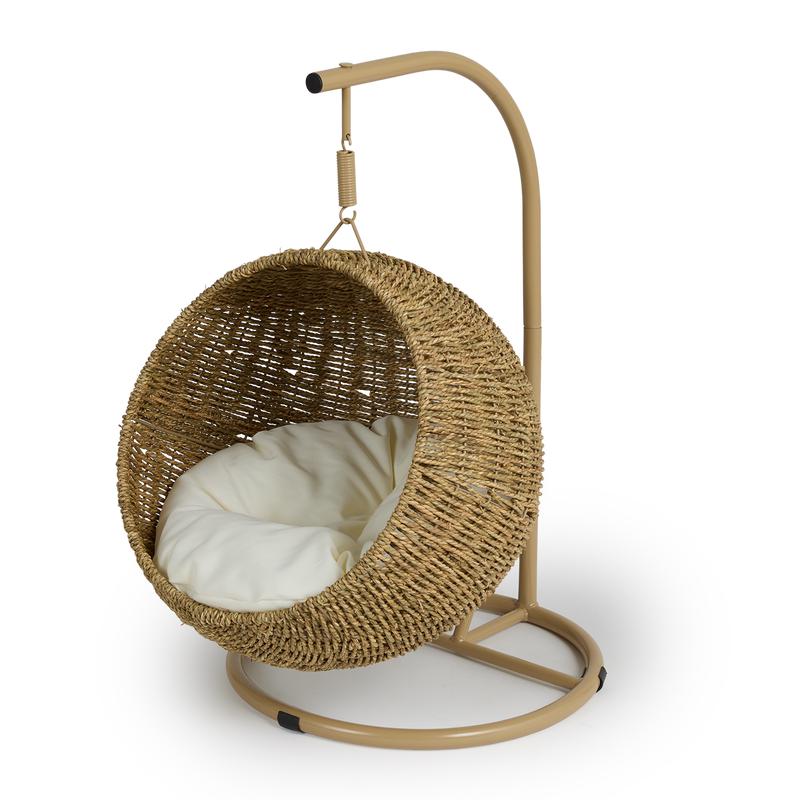 Hangstoel voor katten - naturel / wit