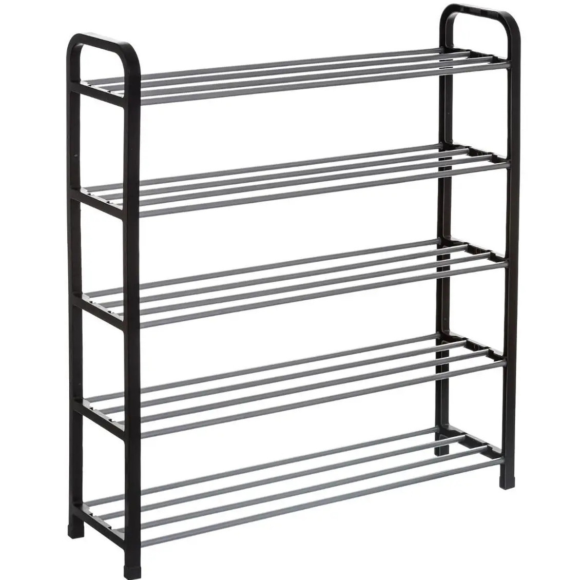 5five Schoenenrek - zilver/zwart - 15-paar - metaal-kunststof - 71x78cm -