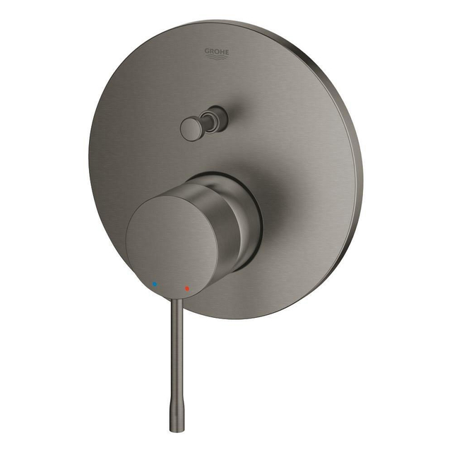 Grohe Essence New afbouwdeel voor inbouw badkraan met omstel brushed hard graphite 24058AL1 24058AL1