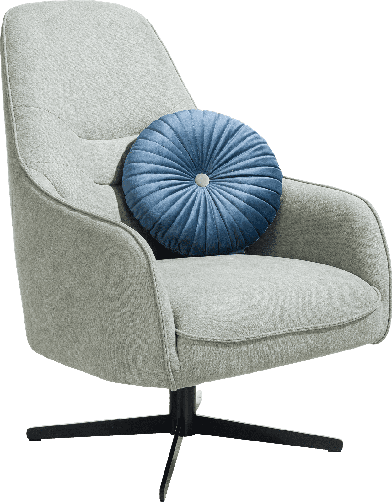 Xooon | Oviedo fauteuil - hoge rug | Zitmeubels woonkamer | Draaifauteuil