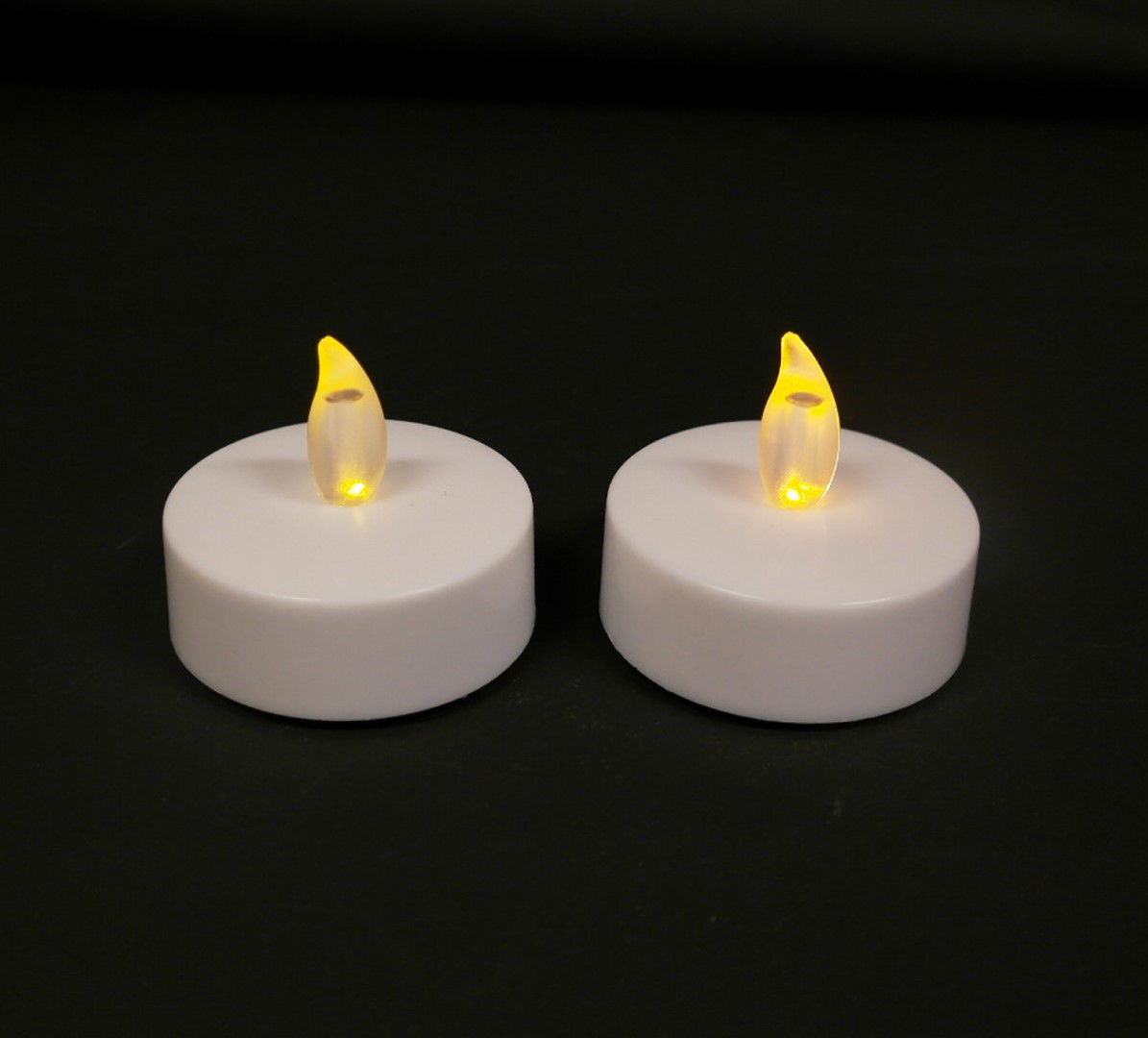 Annas collection B.o.t. 2st theelicht jumbo 6x4.5cm led 2xaaa / on/6-18u timer/off / blister - 