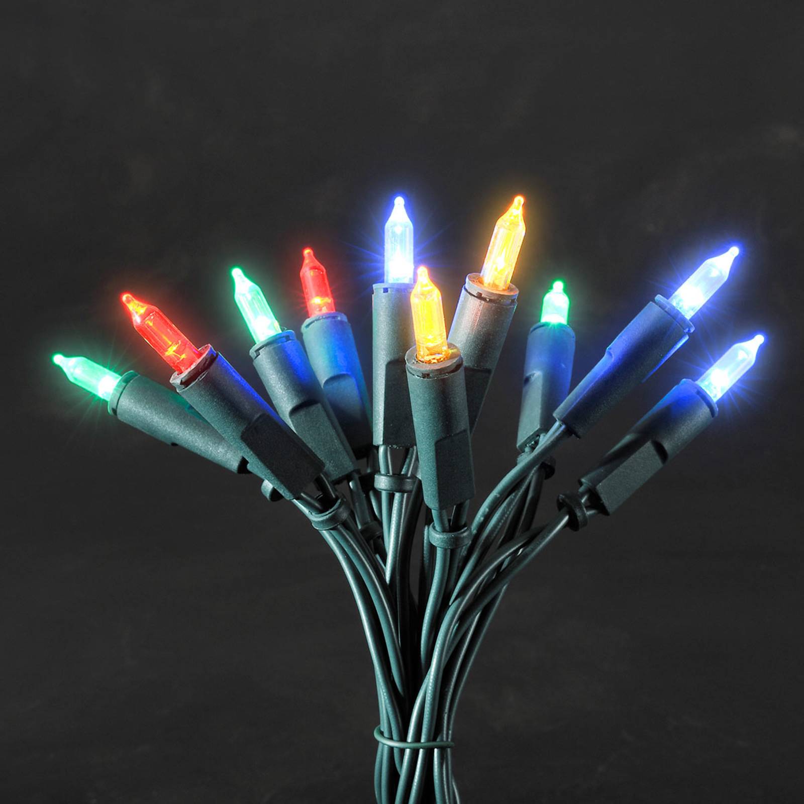 Konstsmide Christmas Kleurrijke led-lichtketting, 50-lichts, 8,85 m