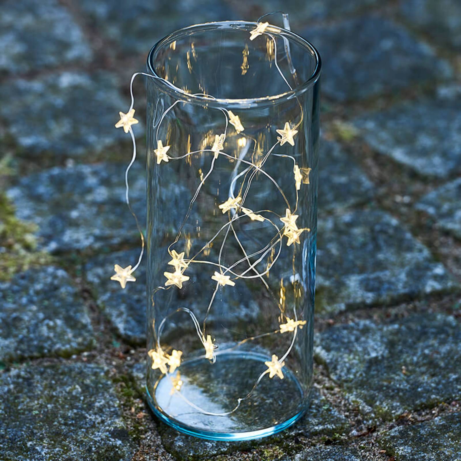 Sirius LED lichtketting Trill, 20 lampjes, zilverkleurige kabel