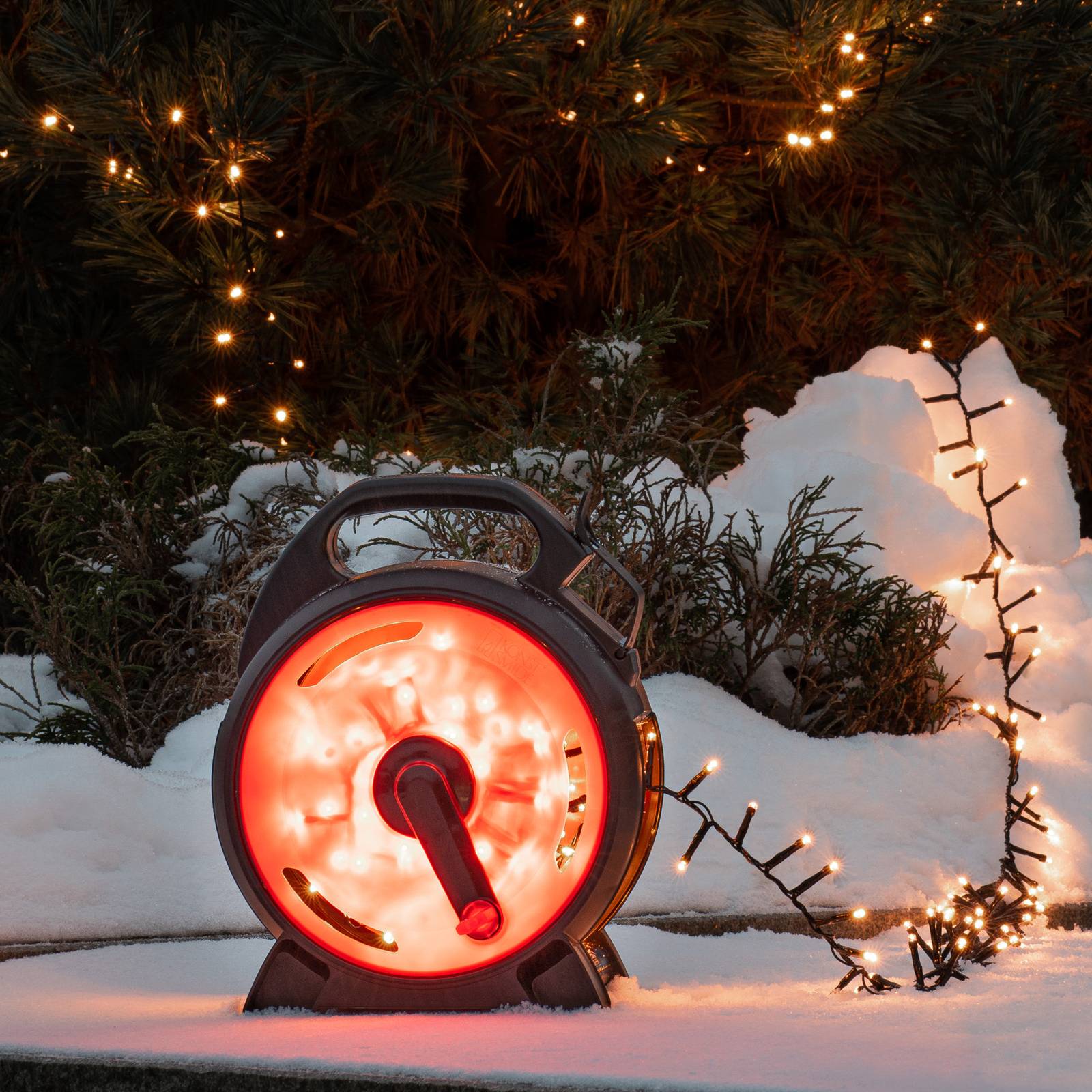 Konstsmide Christmas LED lichtketting Compact amber 1000LEDs 21,98m