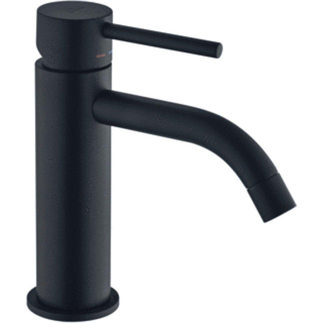 Paffoni Light Wastafelmengkraan 16.2cm opbouw zwart mat LIG071NO