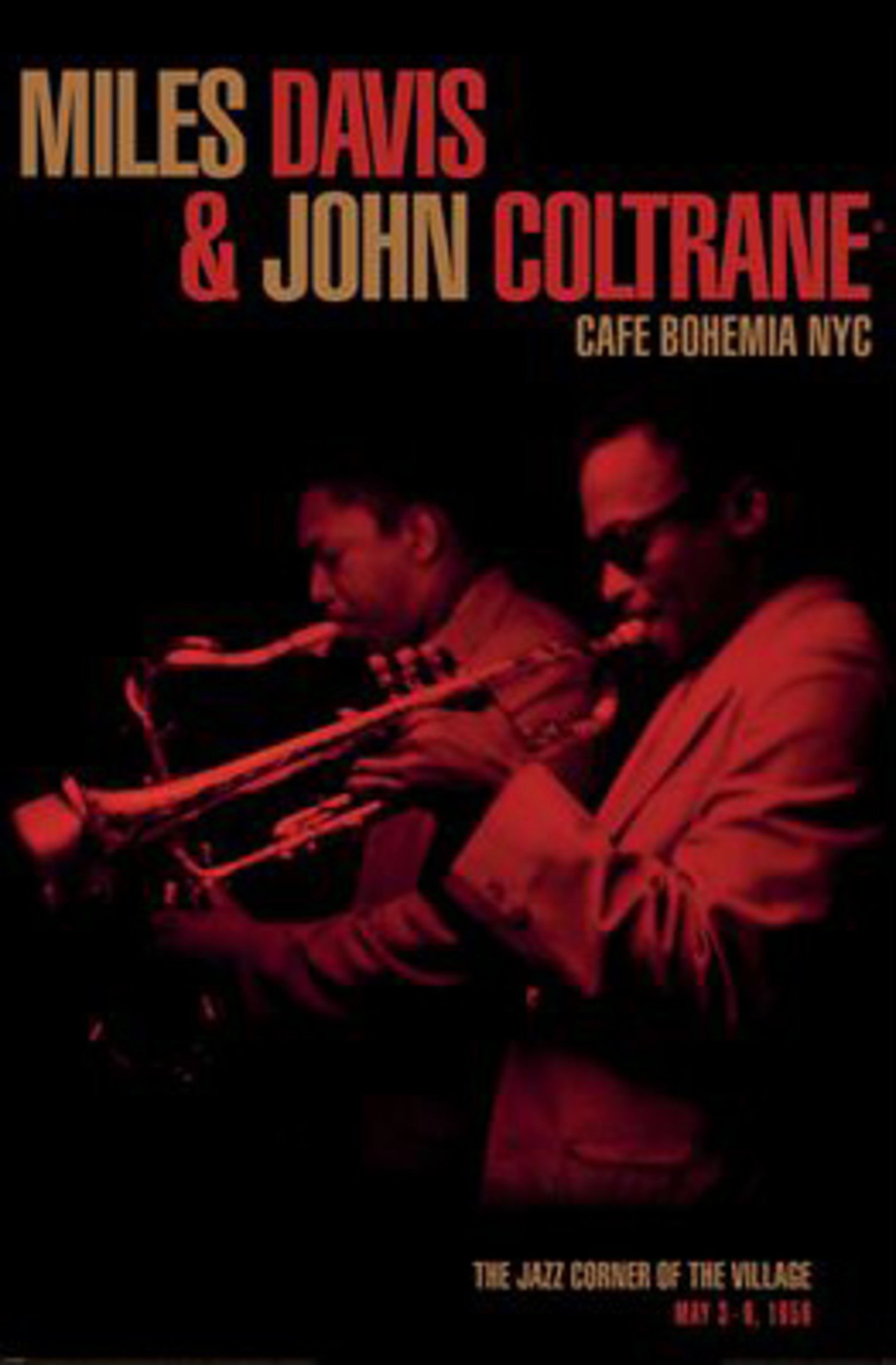 Pyramid Poster Miles Davis and John Coltrane - Cafe Bohemia 61x91,5cm