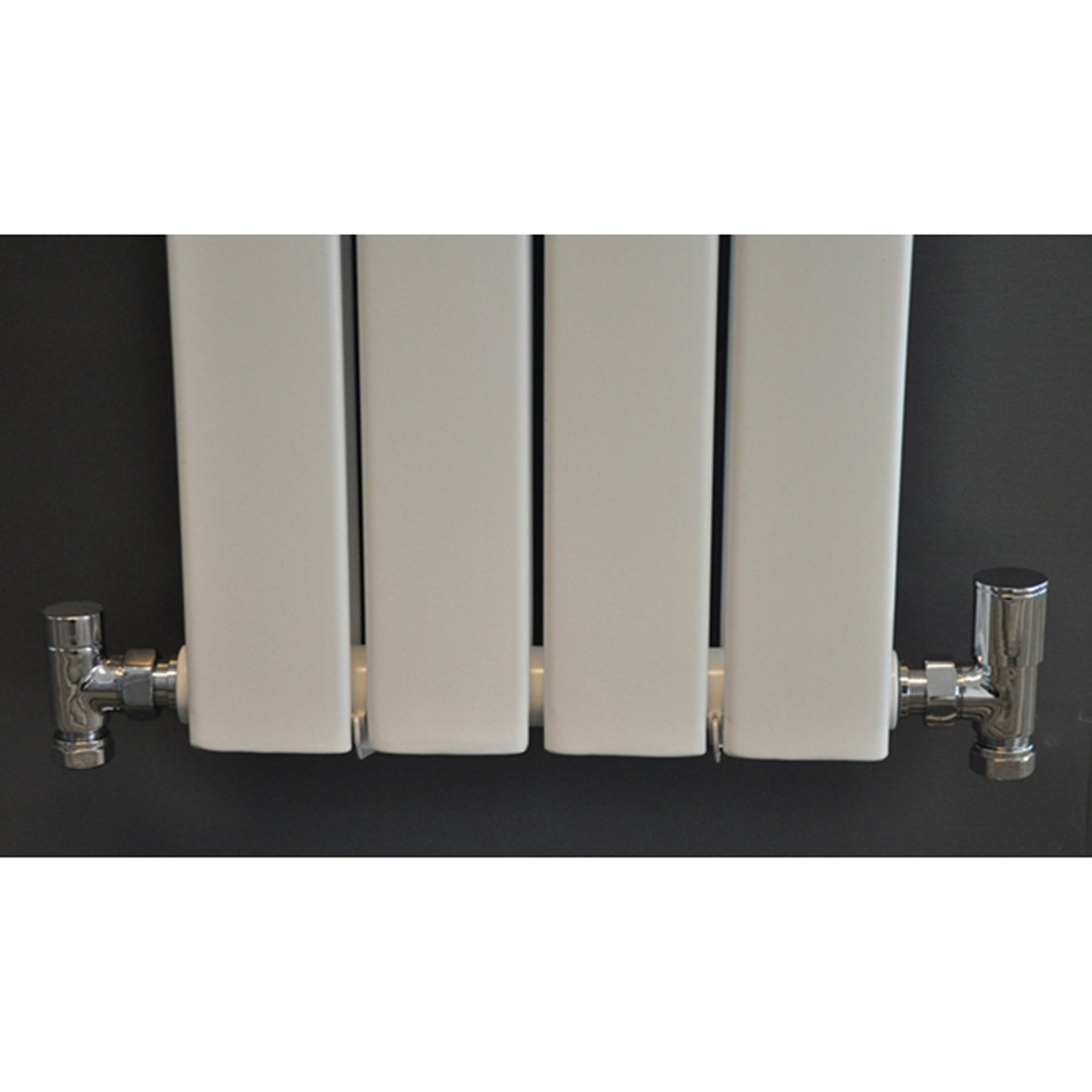 Wiesbaden Luxe Radiator Aansluitset Haaks Chroom